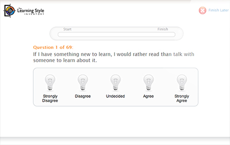 Learning Style Inventory questions