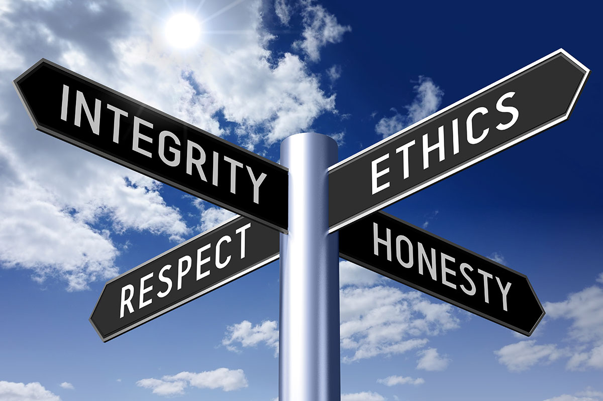 Integrity Ethics Respect Honesty