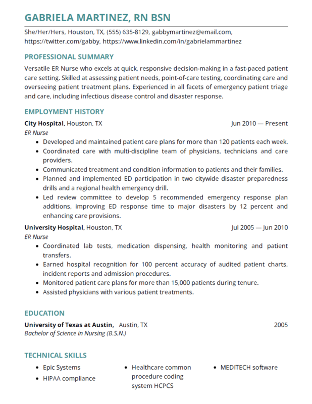 Experienced Professional resume template