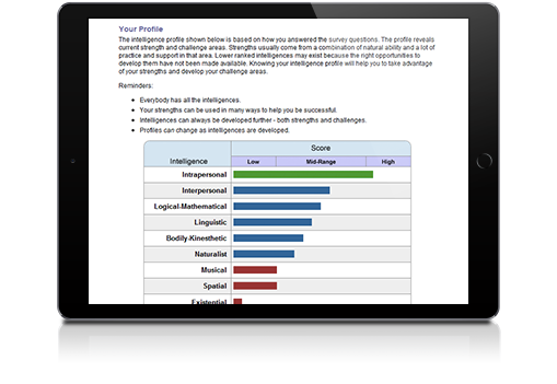Multiple intelligences profile